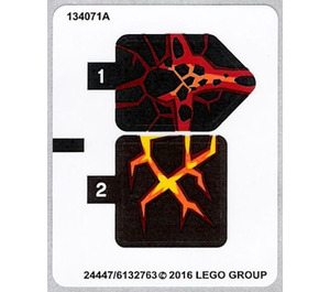 LEGO Autocollant Sheet for Set 70313 (24447)