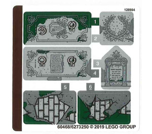 LEGO Sticker Sheet for Set 70420 (60468)