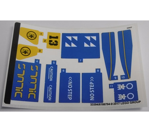 LEGO Sticker Sheet for Set 70614 (33394)