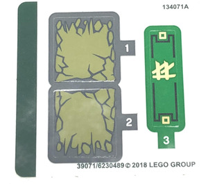 LEGO Autocollant Sheet for Set 70658 (39071)