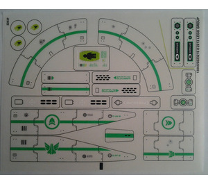 LEGO Sticker Sheet for Set 70704 (13069)