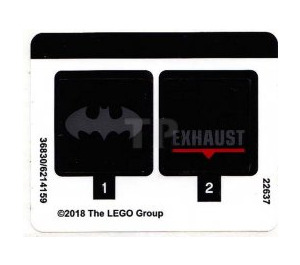 LEGO Sticker Sheet for Set 70918 (36830)