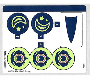 LEGO Sticker Sheet for Set 71476 (10106417)