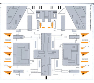 LEGO Sticker Sheet for Set 7163 (42589)