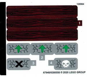 LEGO Sticker Sheet for Set 71717 (67948)