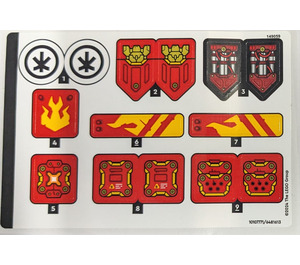 LEGO Sticker Sheet for Set 71812 (10107771)