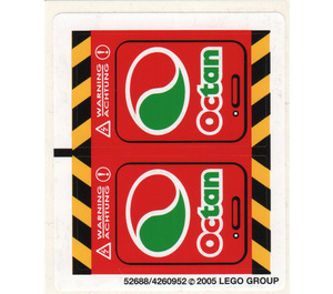 LEGO Sticker Sheet for Set 7244 (52688)
