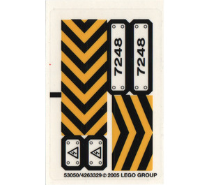 LEGO Sticker Sheet for Set 7248 (53050)