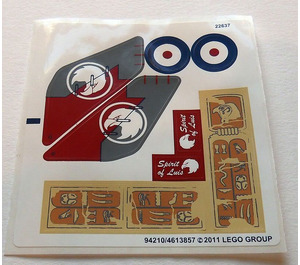 LEGO Sticker Sheet for Set 7307 (94210)