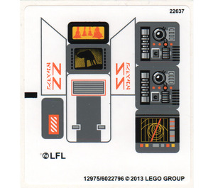 LEGO Sticker Sheet for Set 75014 (12975)