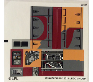 레고 Sticker Sheet for Set 75052 (17594)