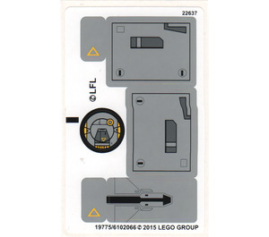 레고 Sticker Sheet for Set 75083 (19775)