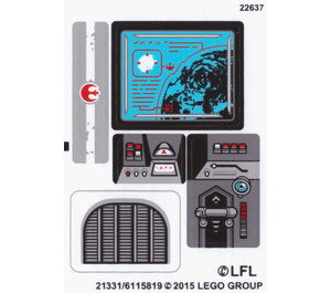 LEGO Aufkleber Sheet for Set 75094 (21331)