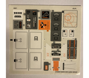 LEGO Sticker Sheet for Set 75098 (21539)