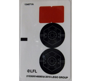 LEGO Autocollant Sheet for Set 75101 (21529 / 21530)