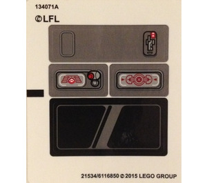 LEGO Sticker Sheet for Set 75103 (21533 / 21534)