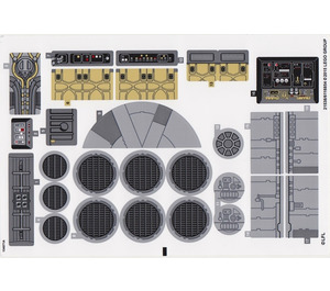 LEGO Sticker Sheet for Set 75105 (21537 / 21538)