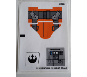 LEGO Sticker Sheet for Set 75115 (25166)