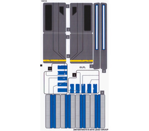 LEGO Sticker Sheet for Set 75155 (28616 / 28617)