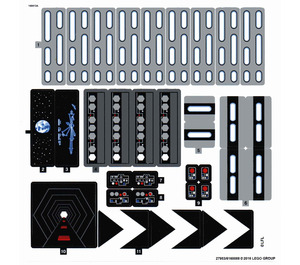 LEGO Sticker Sheet for Set 75159 (27953)