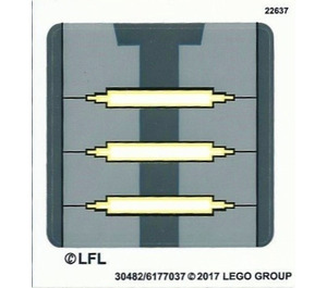 LEGO Sticker Sheet for Set 75169 (30482)