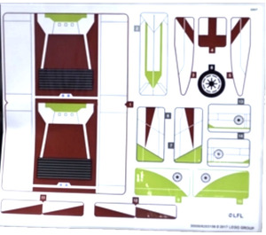 LEGO Sticker Sheet for Set 75191 (35550)