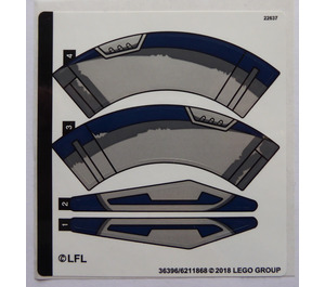 LEGO Sticker Sheet for Set 75199 (36396)