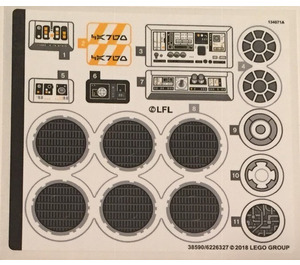 LEGO Sticker Sheet for Set 75212 (38590)