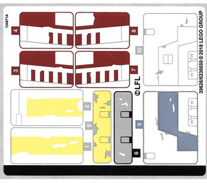 LEGO Sticker Sheet for Set 75218 (39626)
