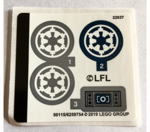 LEGO Sticker Sheet for Set 75262 (50115)