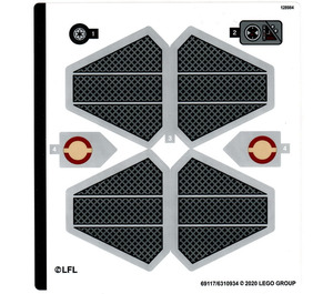 LEGO Sticker Sheet for Set 75281 (69117)