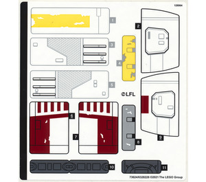 LEGO Sticker Sheet for Set 75301 (73624)