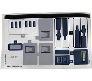 LEGO Sticker Sheet for Set 75379 (10108321)