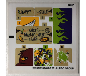 LEGO Aufkleber Sheet for Set 75823 (26767 / 26768)