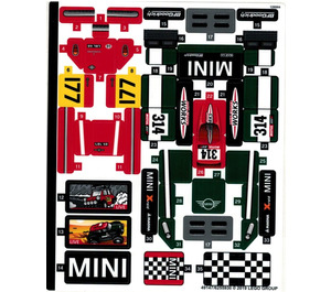 LEGO Sticker Sheet for Set 75894 (49147)