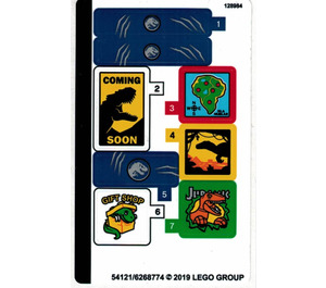 LEGO Sticker Sheet for Set 75934 (54121)