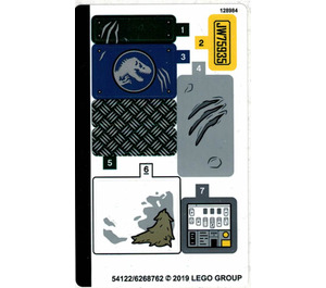 LEGO Sticker Sheet for Set 75935 (54122)