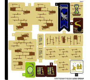 레고 Sticker Sheet for Set 75969 (67877)