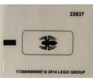 LEGO Sticker Sheet for Set 76014 (17208)