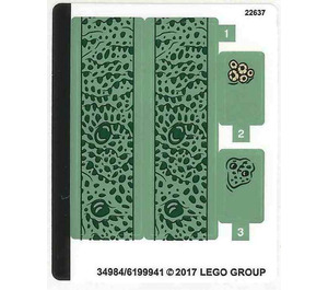 LEGO Sticker Sheet for Set 76085 (34984)