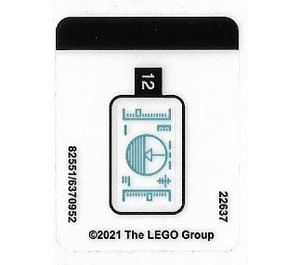 LEGO Sticker Sheet for Set 76240 (82551)