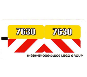 LEGO Sticker Sheet for Set 7630 (64950)