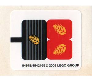 LEGO Autocollant Sheet for Set 7634 (84978)