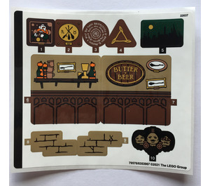 LEGO Sticker Sheet for Set 76388