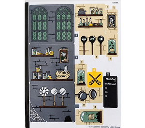 레고 Sticker Sheet for Set 76397 (91704)