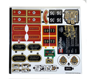 LEGO Sticker Sheet for Set 76405 (10100778)