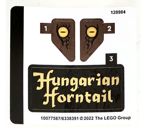 LEGO Sticker Sheet for Set 76406 (10077587)