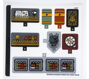 LEGO Sticker Sheet for Set 76411 (10103024)