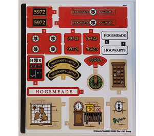 LEGO Sticker Sheet for Set 76423 (10104438)