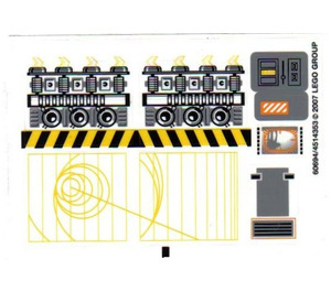 LEGO Sticker Sheet for Set 7666 (60694)